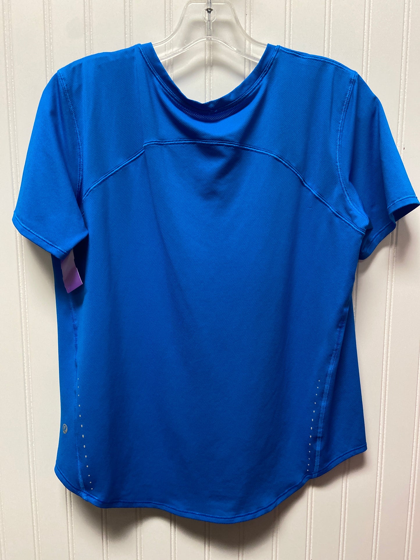 Blue Athletic Top Short Sleeve Lululemon, Size 6