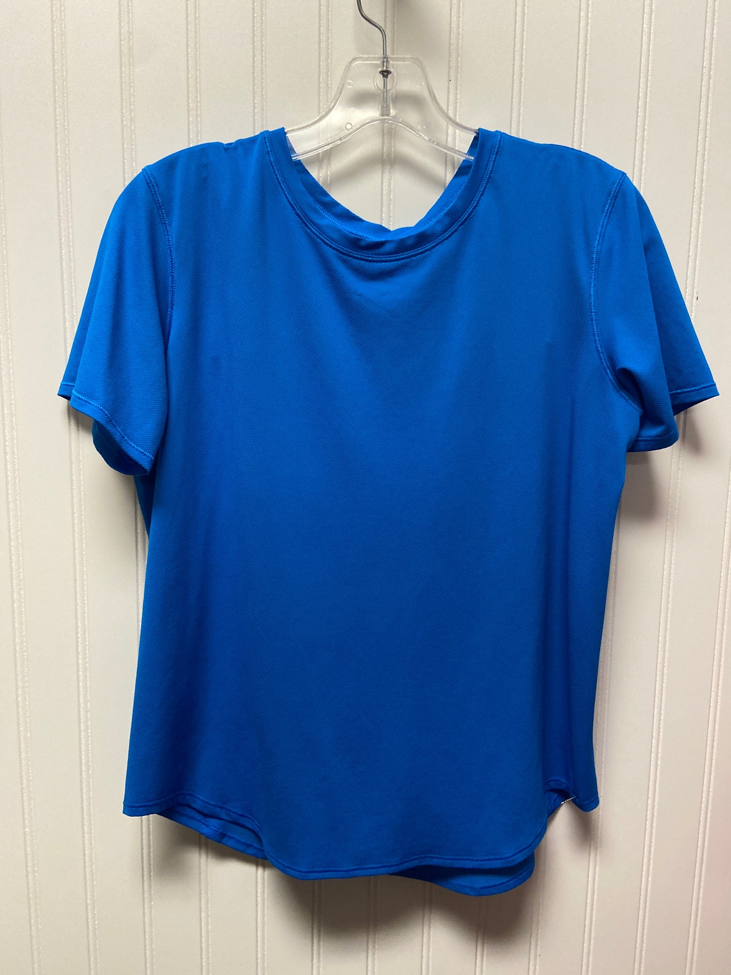 Blue Athletic Top Short Sleeve Lululemon, Size 6