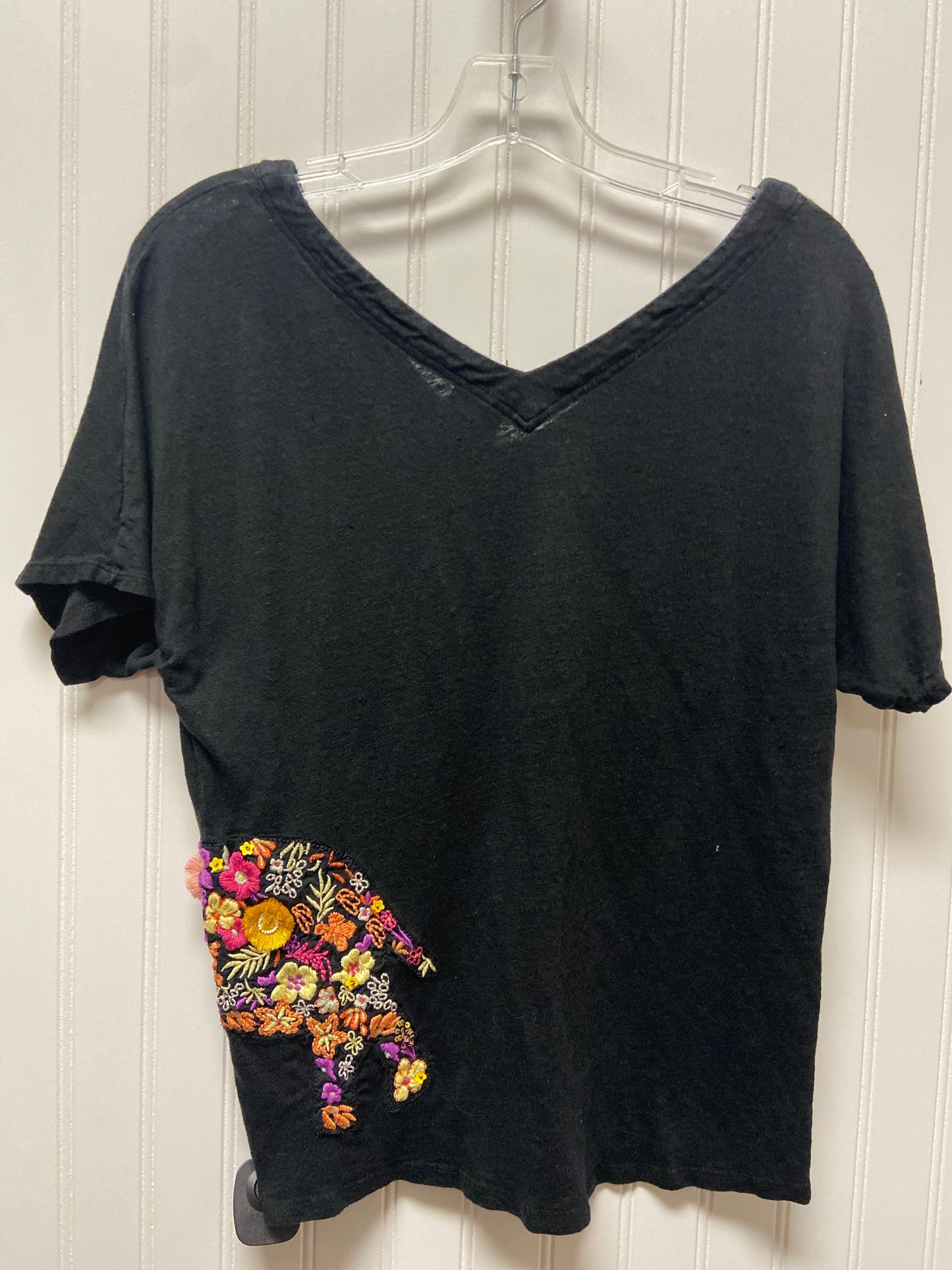 Black Top Short Sleeve Chicos, Size S