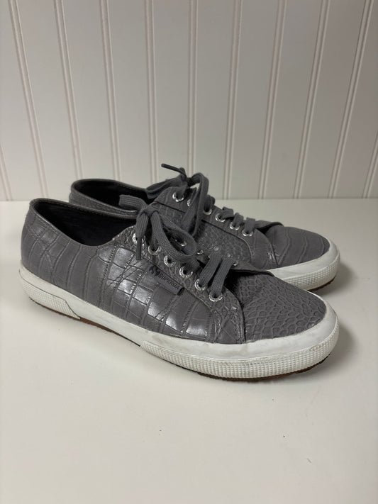 Grey Shoes Sneakers Superga, Size 9