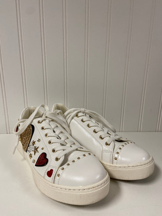White Shoes Sneakers Aldo, Size 7