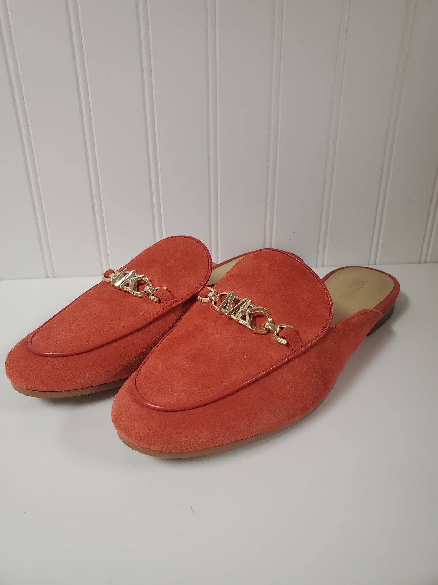 Orange Shoes Flats Michael By Michael Kors, Size 7