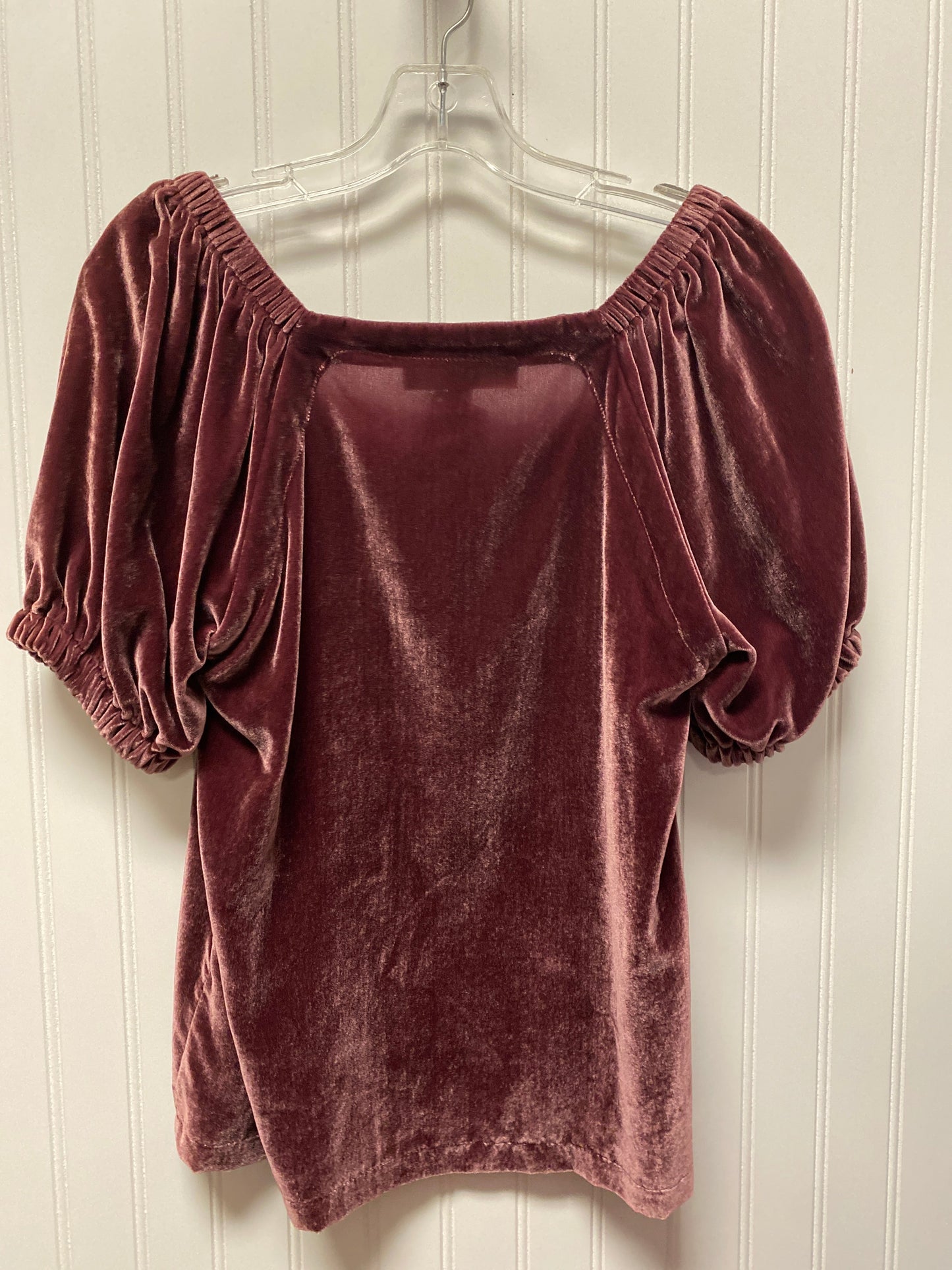 Mauve Top Short Sleeve Loft, Size S