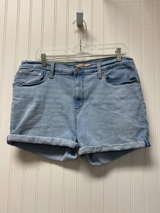 Blue Denim Shorts Levis, Size 16