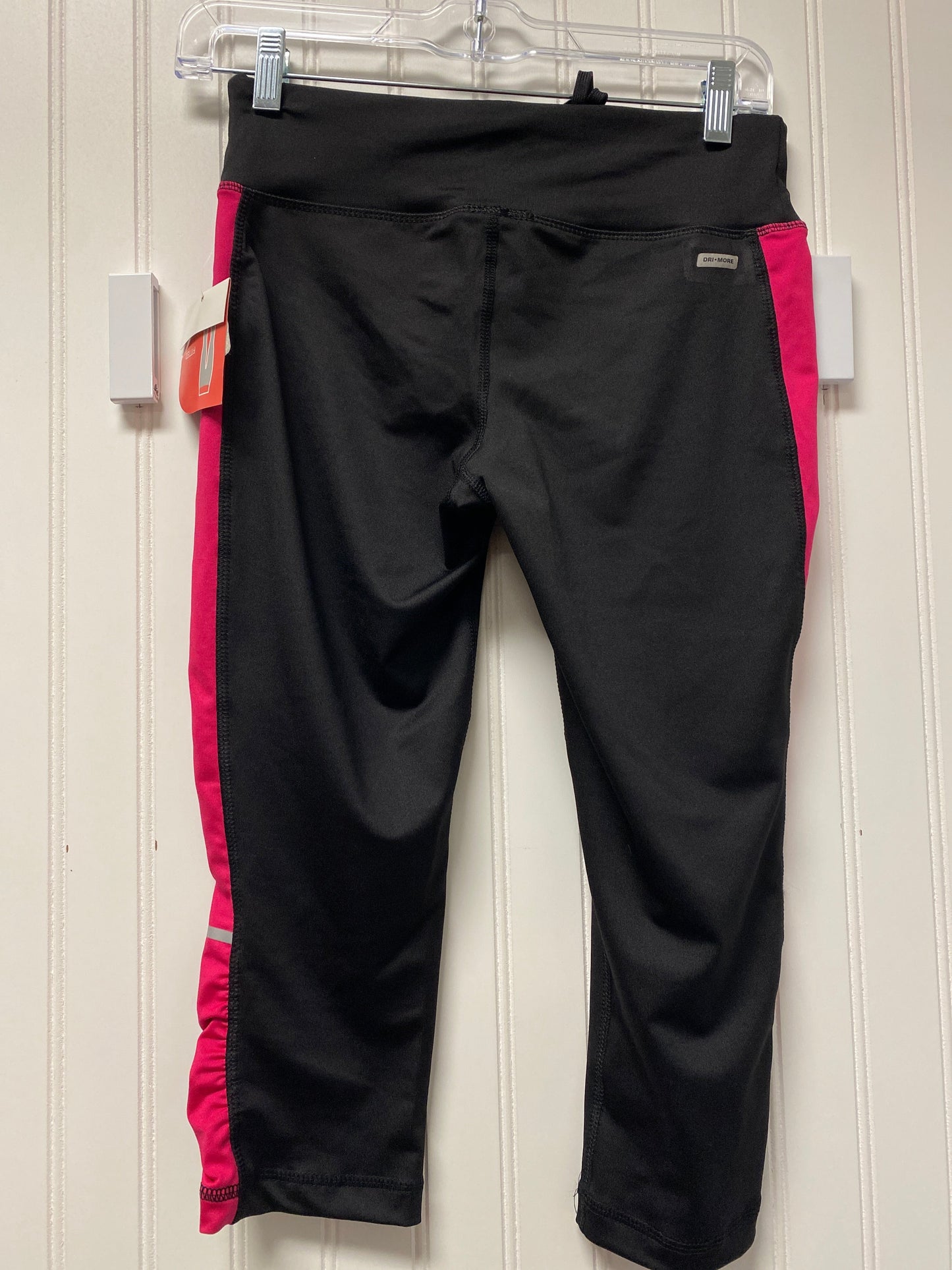 Black & Pink Athletic Capris Danskin Now, Size Xs