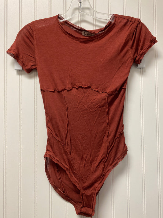 Red Bodysuit Free People, Size Xs