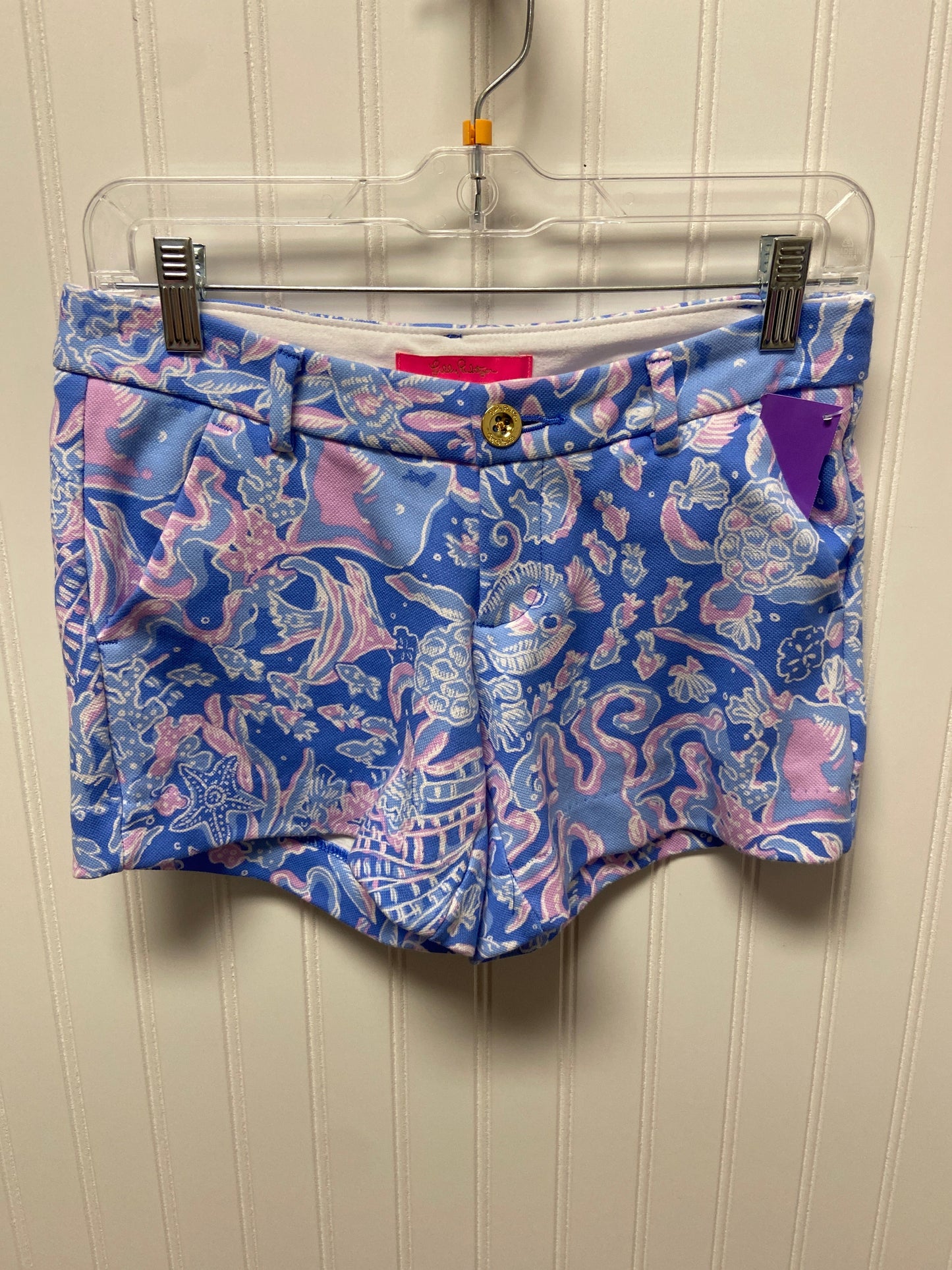 Blue & Purple Shorts Designer Lilly Pulitzer, Size 00