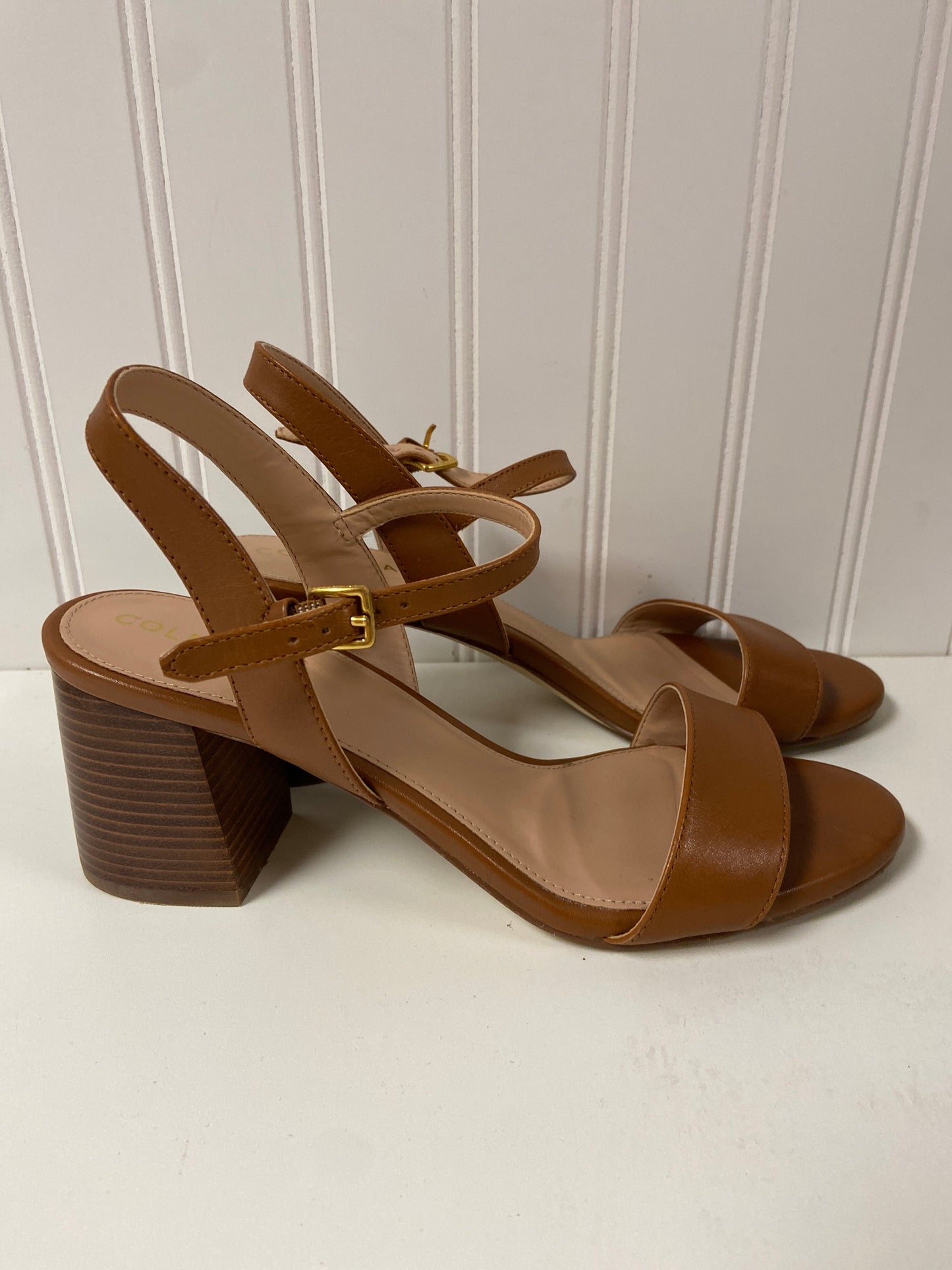 Brown Sandals Designer Cole-haan, Size 7