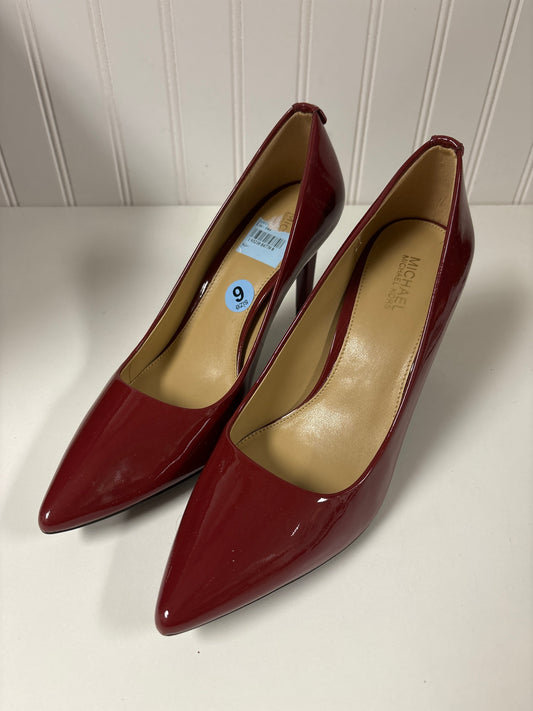 Red Shoes Heels Stiletto Michael By Michael Kors, Size 6