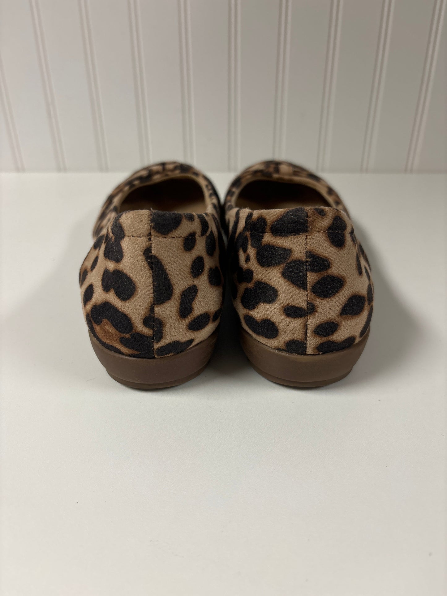 Animal Print Shoes Flats Naturalizer, Size 8