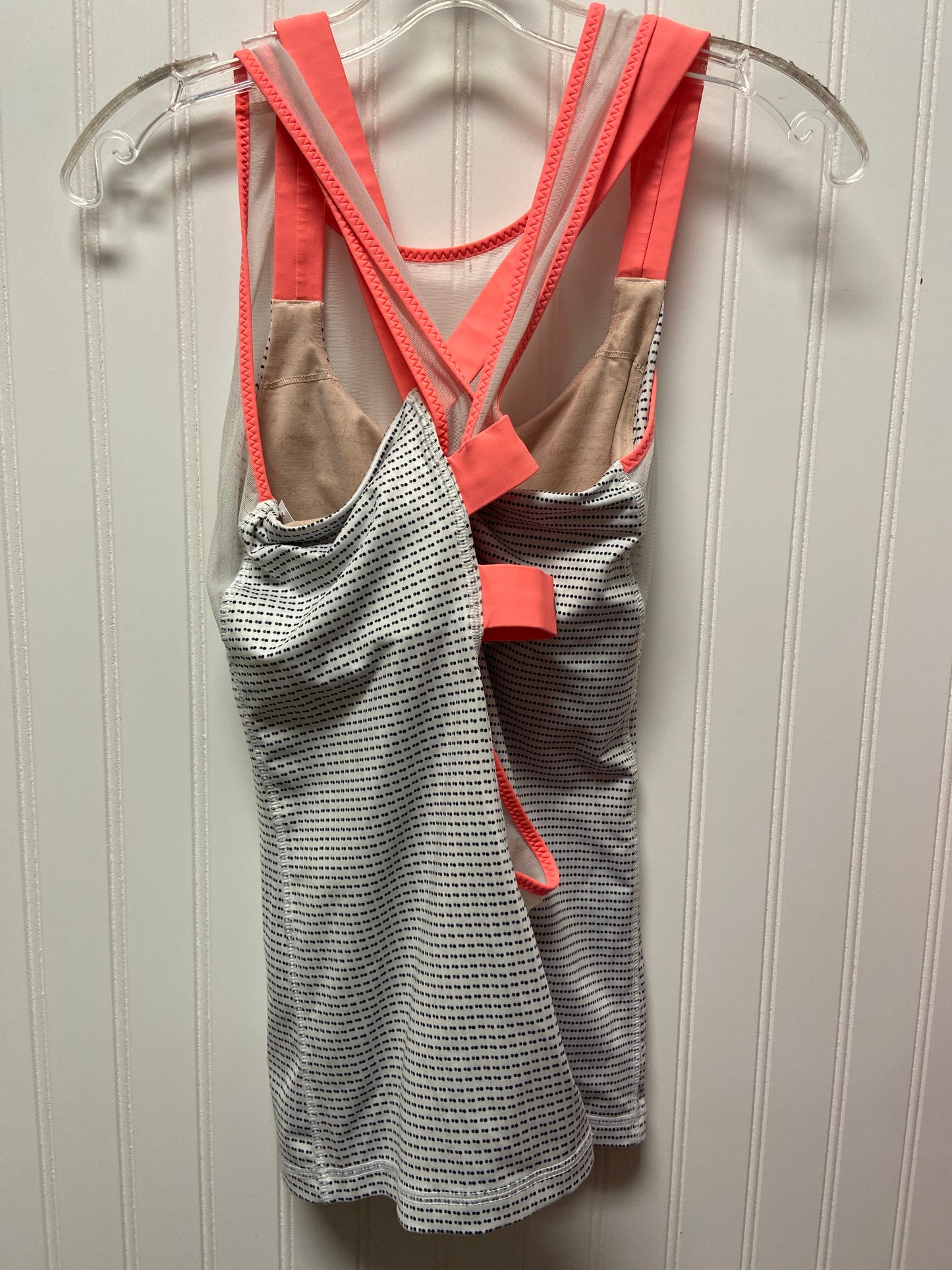 White Athletic Tank Top Lululemon, Size 8