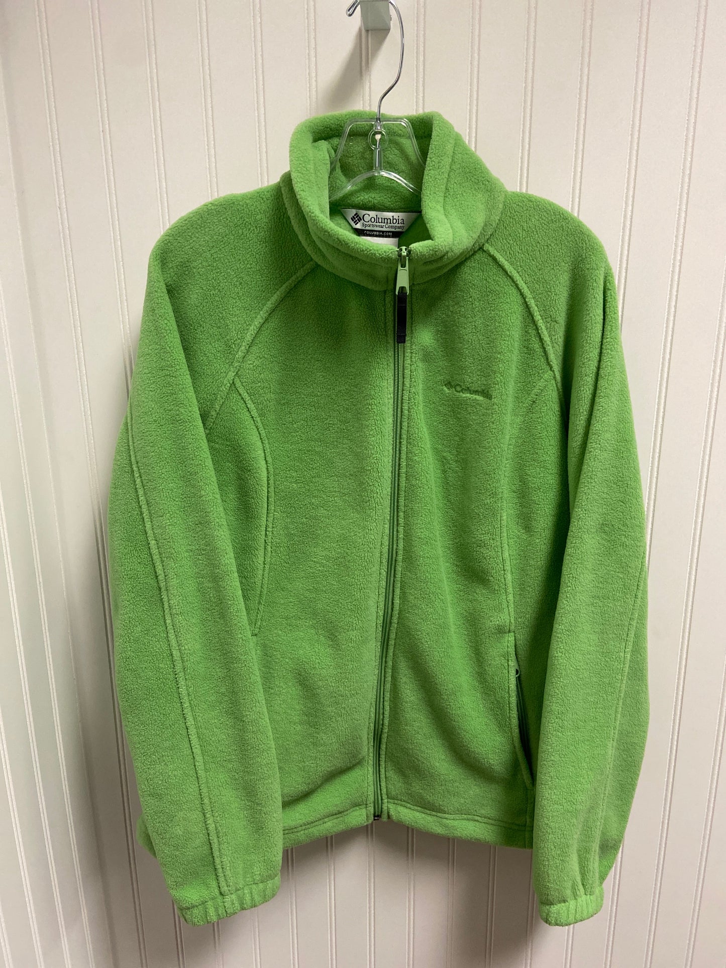 Jacket Fleece By Columbia In Green, Size: Xl