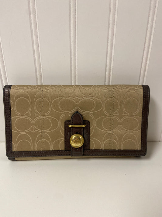 Wallet Designer By Coach, Size: Large