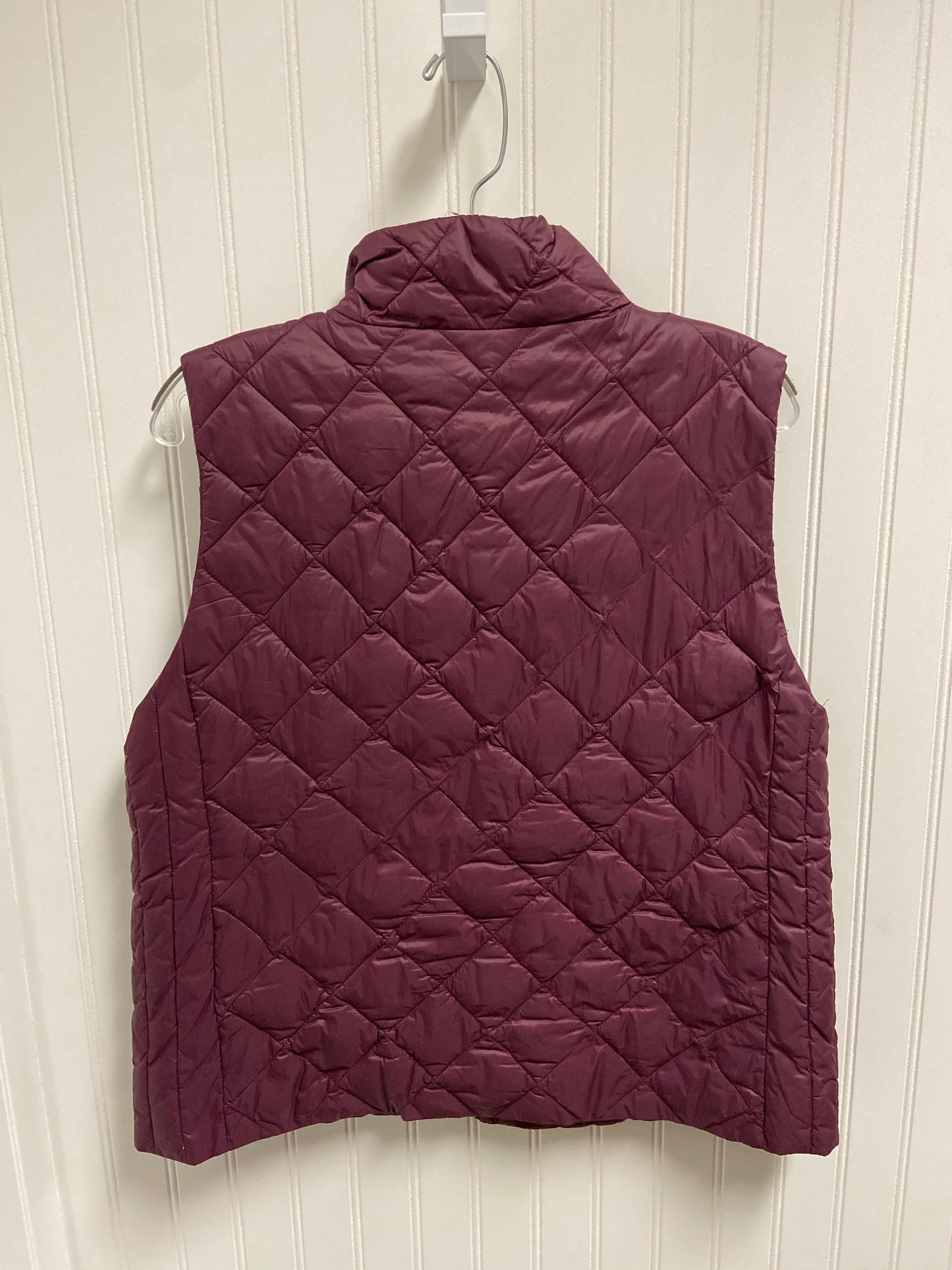 Vest Puffer & Quilted By Loft In Purple, Size: L