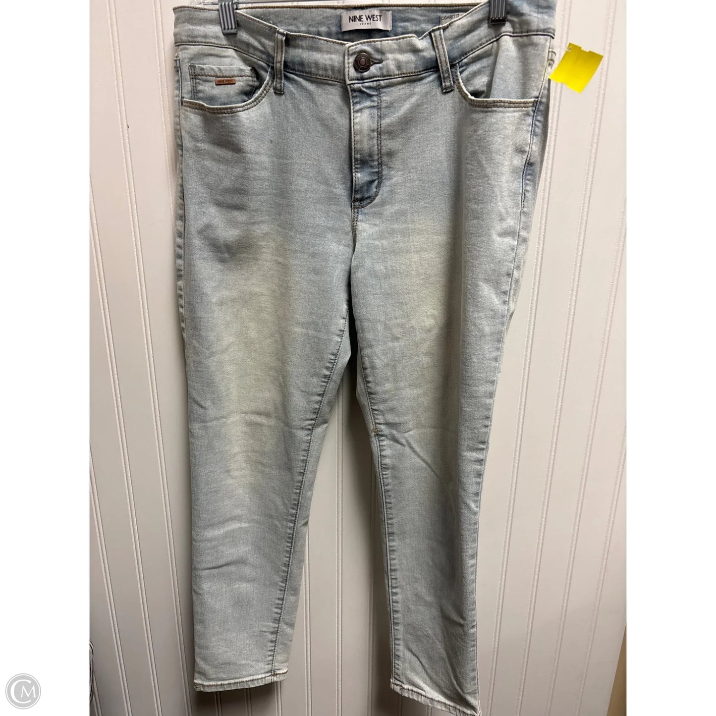 Jeans Skinny By Nine West In Blue Denim, Size: 8