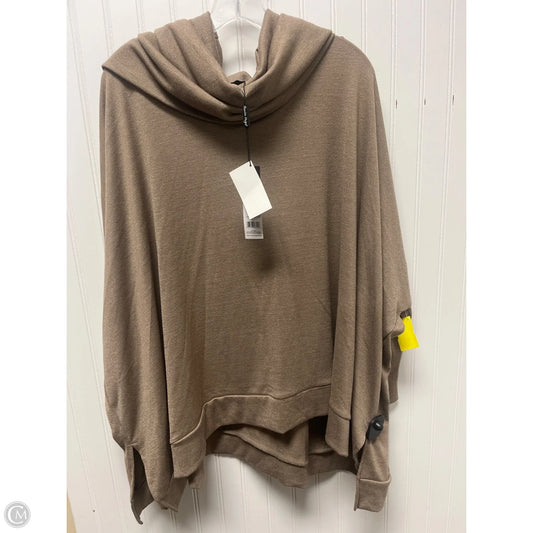Poncho By Charlie Paige In Tan, Size: Osfm