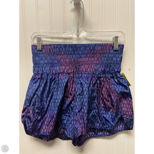 Athletic Shorts By Free People In Blue & Pink, Size: M