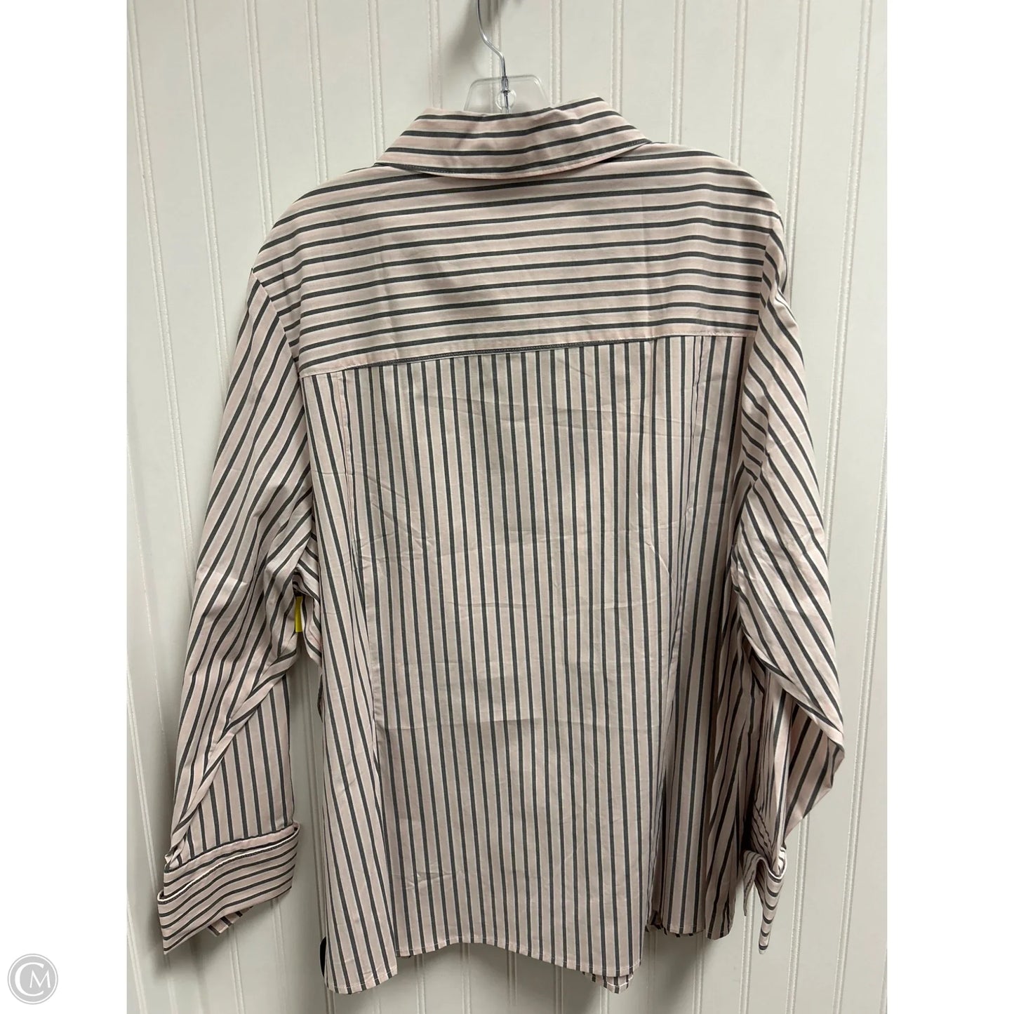 Top Long Sleeve By Lane Bryant In Striped Pattern, Size: 4x
