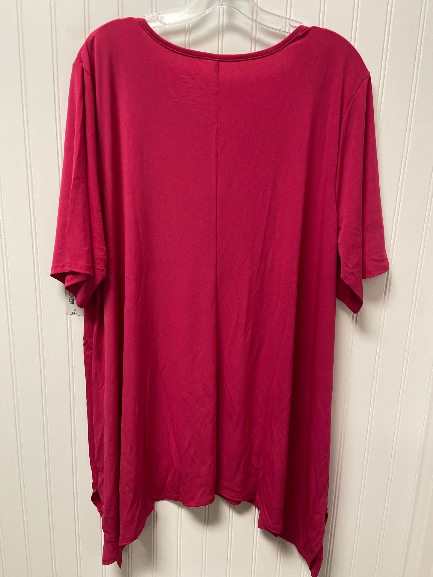 Pink Tunic Short Sleeve East 5th, Size 2x