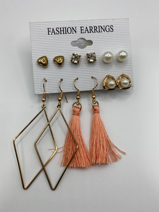 Earrings Dangle/drop Clothes Mentor, Size 06 Piece Set