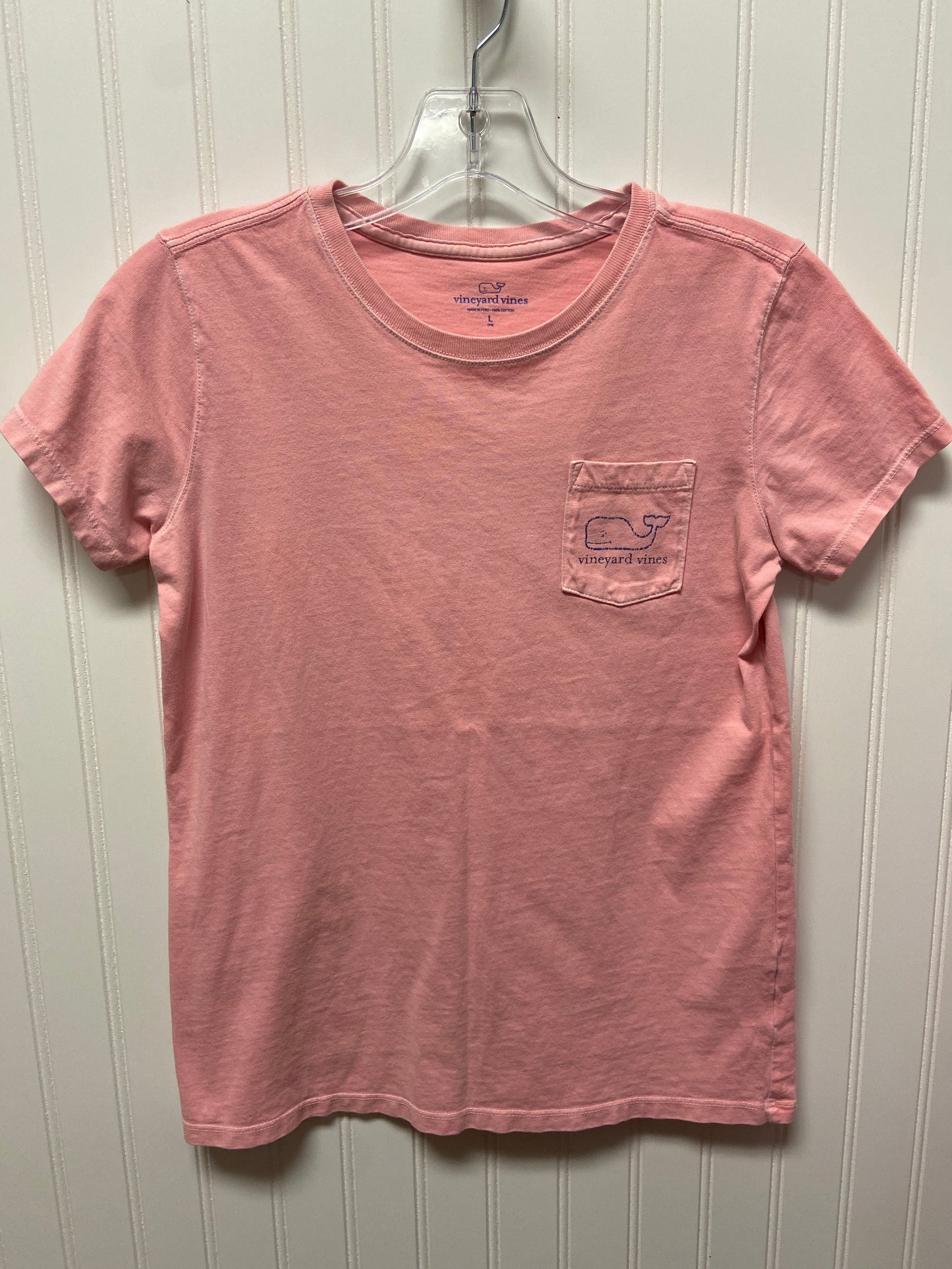 Peach Top Short Sleeve Vineyard Vines, Size L