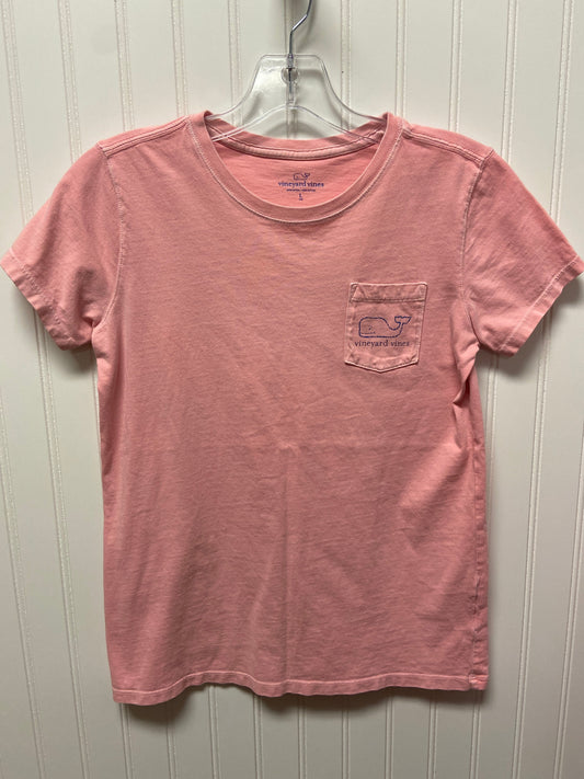 Peach Top Short Sleeve Vineyard Vines, Size L