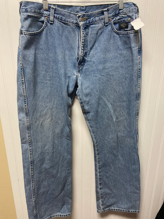 Blue Denim Jeans Boot Cut Harley Davidson, Size 16