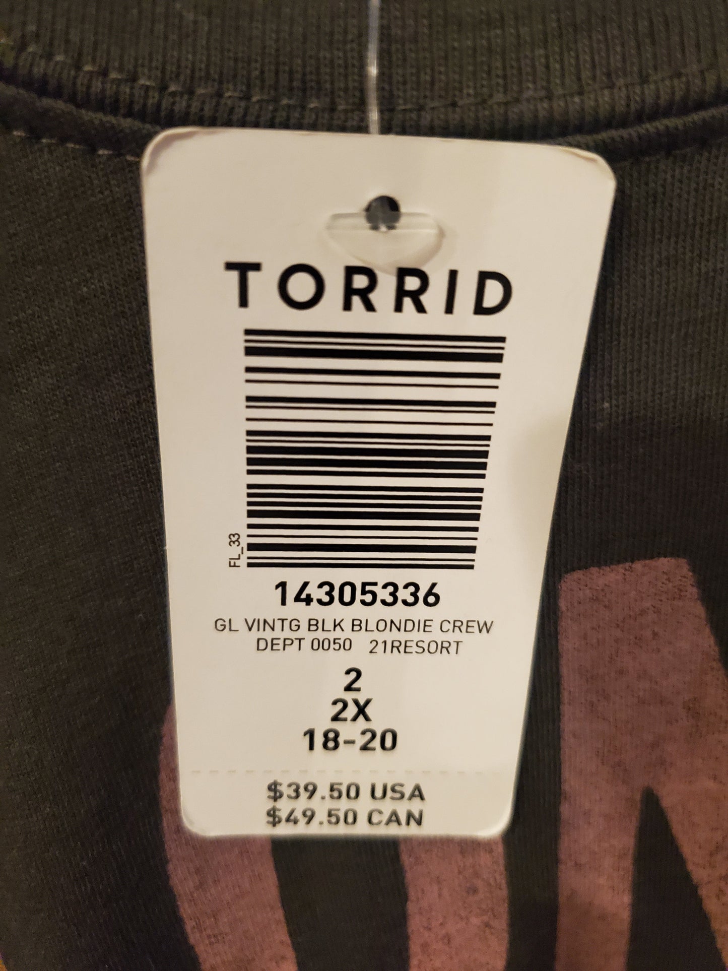 Grey Top Short Sleeve Torrid, Size 2x