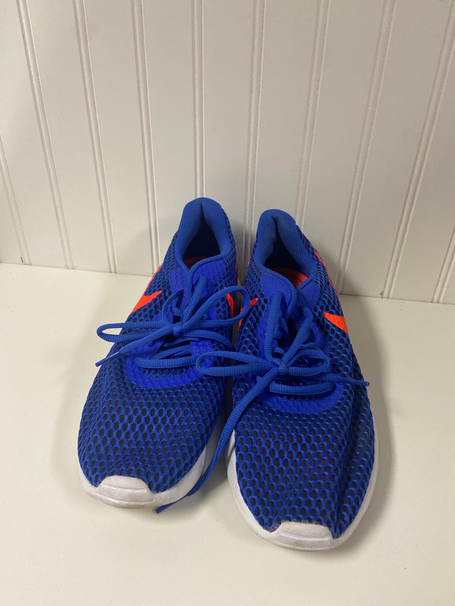 Shoes Athletic By Nike In Blue & Orange, Size: 9