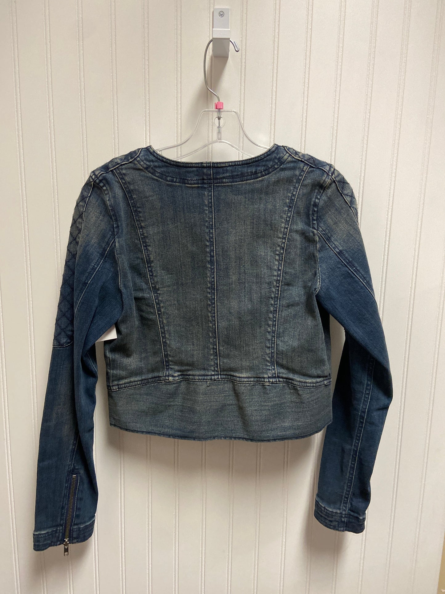 Jacket Denim By Express In Blue Denim, Size: S