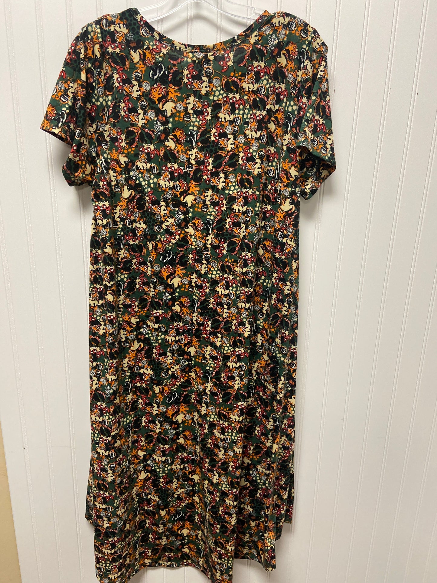 Dress Casual Maxi By Lularoe In Green, Size: L