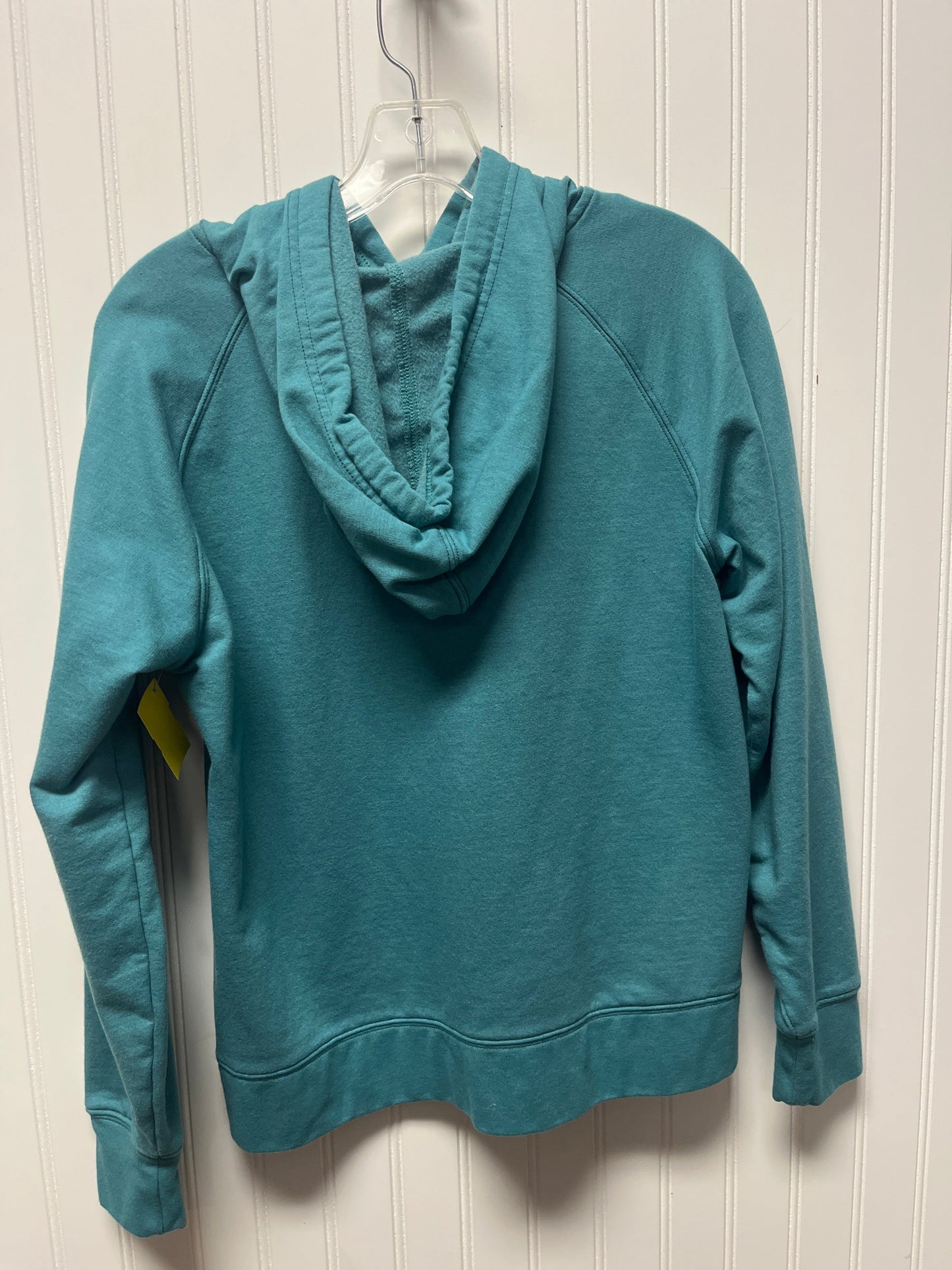 Sweatshirt Hoodie By Eddie Bauer In Teal, Size: S