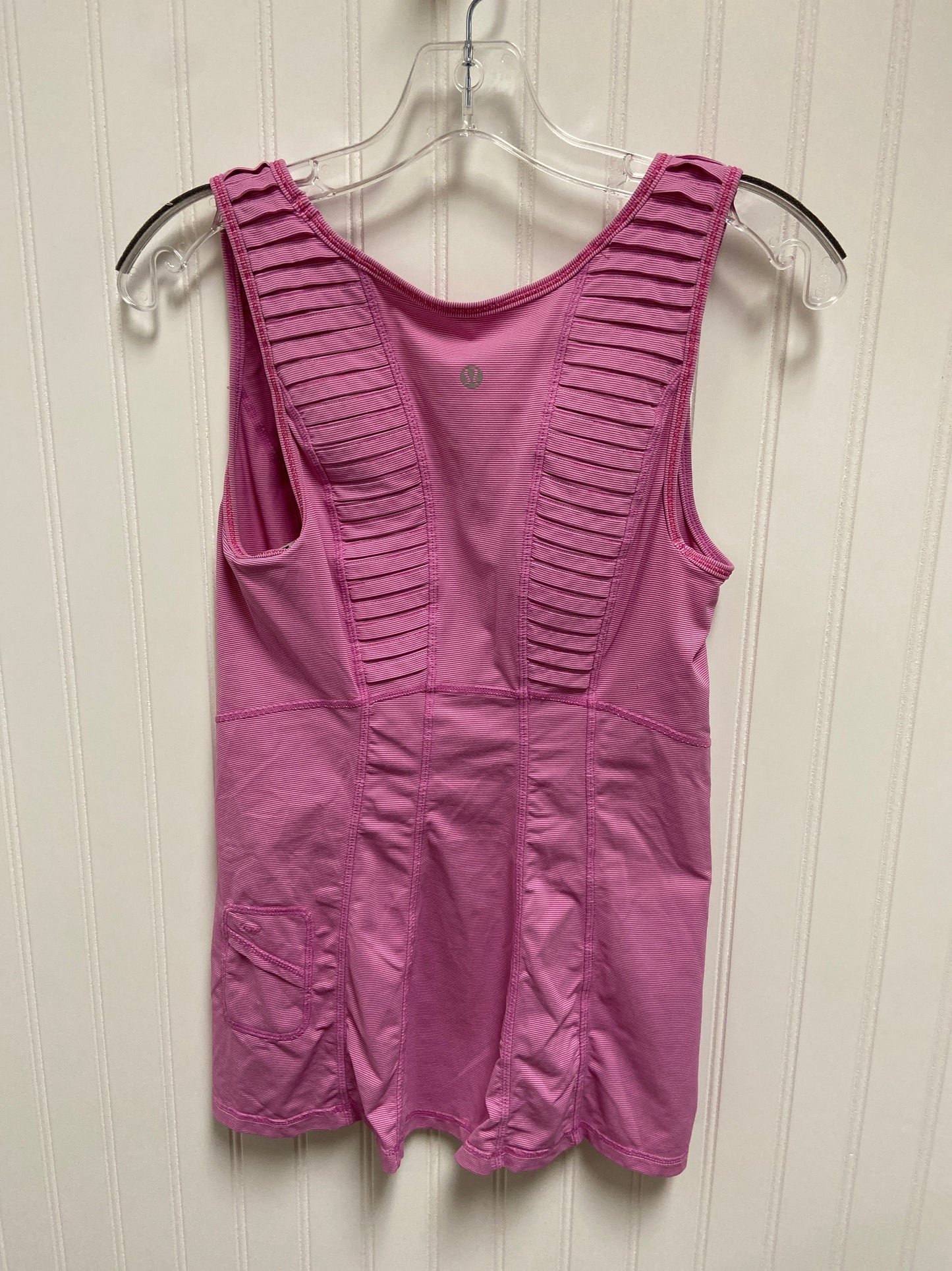 Athletic Tank Top By Lululemon In Pink, Size: M