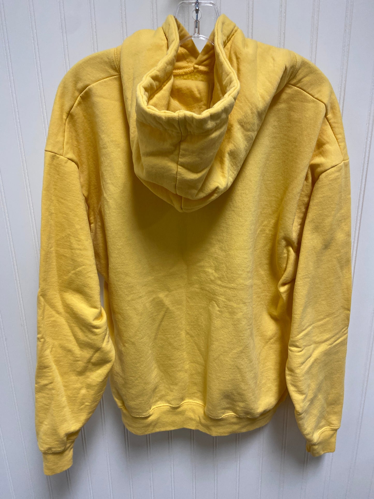 Sweatshirt Hoodie By Disney Store In Yellow, Size: L