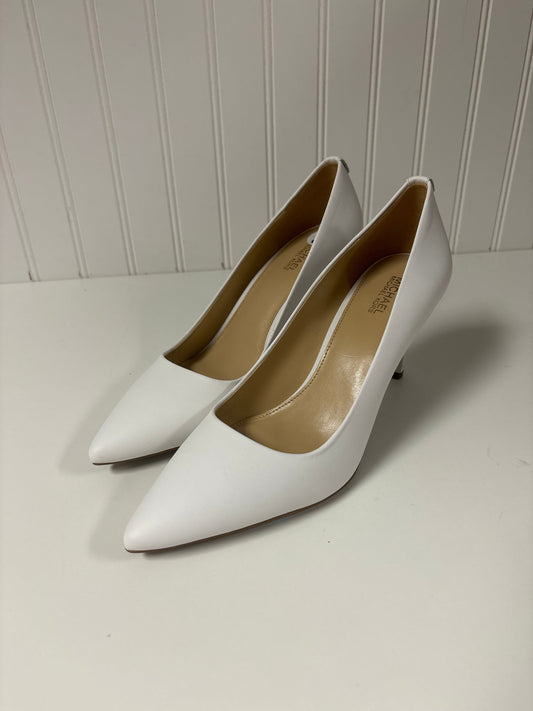 Shoes Heels Kitten By Michael By Michael Kors In White, Size: 8