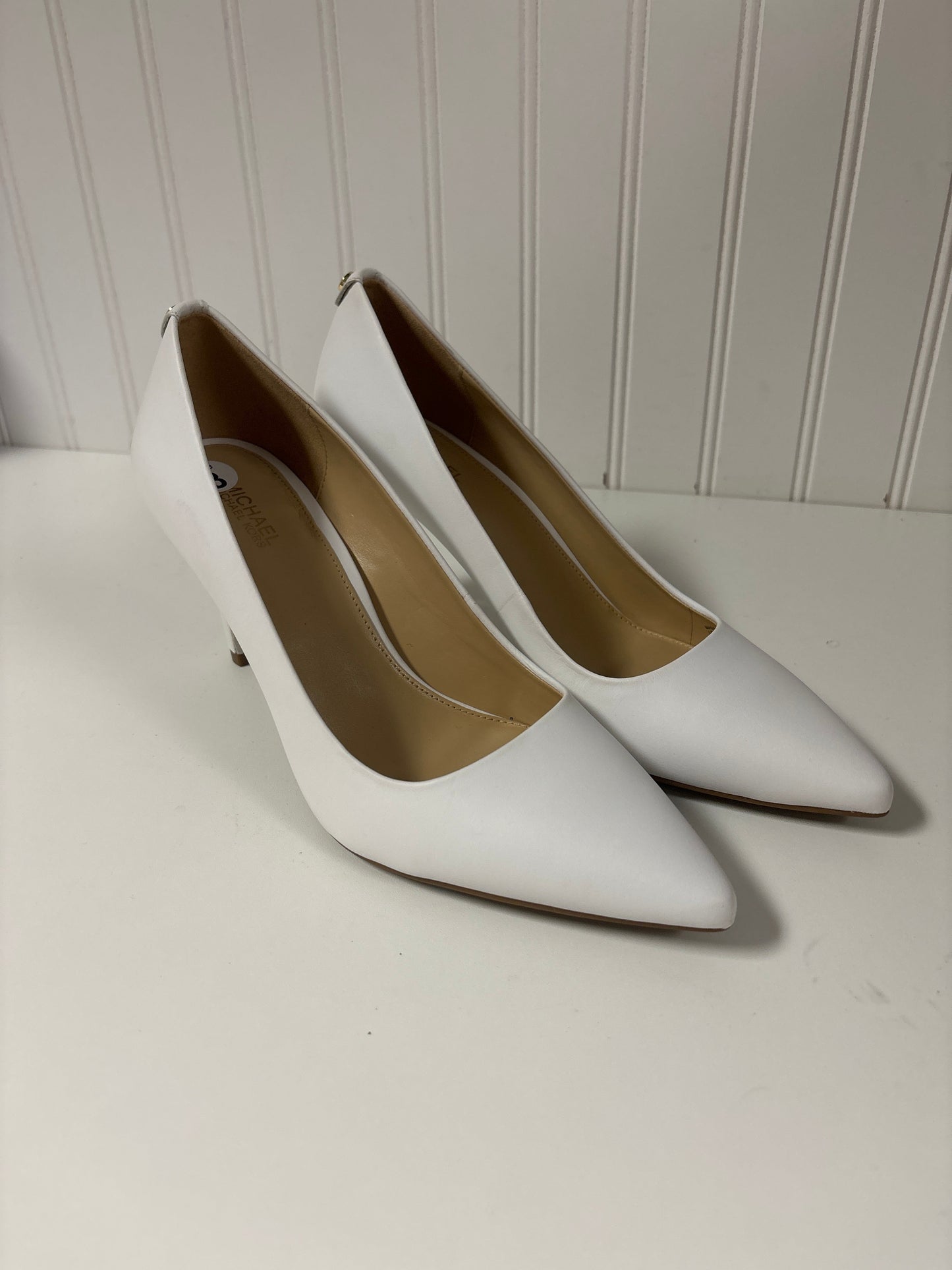 Shoes Heels Kitten By Michael By Michael Kors In White, Size: 8