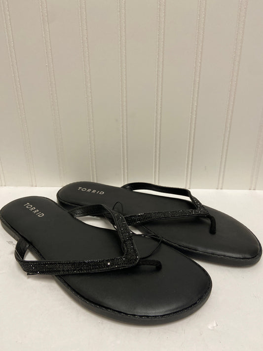 Sandals Flip Flops By Torrid  Size: 10