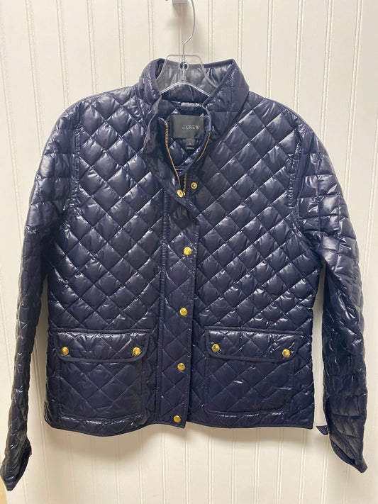 Jacket Puffer & Quilted By J. Crew In Navy, Size: L