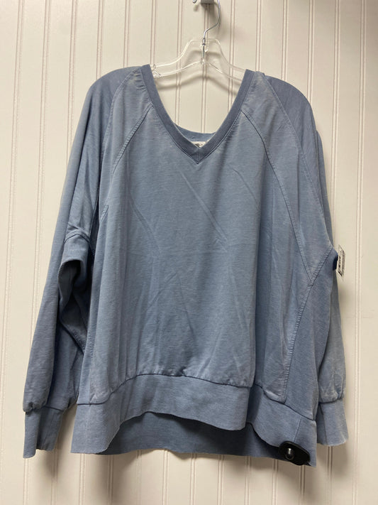 Top Long Sleeve By Jane And Delancey In Blue, Size: Xl