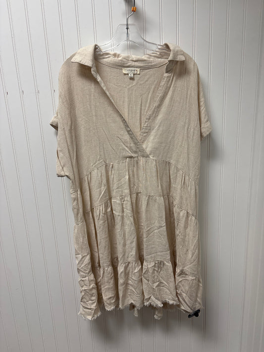 Dress Casual Short By Umgee In Cream, Size: Xl