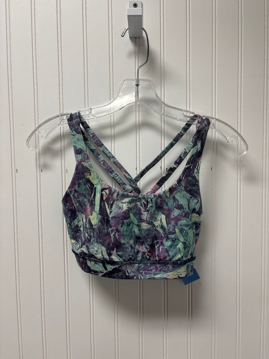 Athletic Bra By Lululemon In Blue & Purple, Size: S