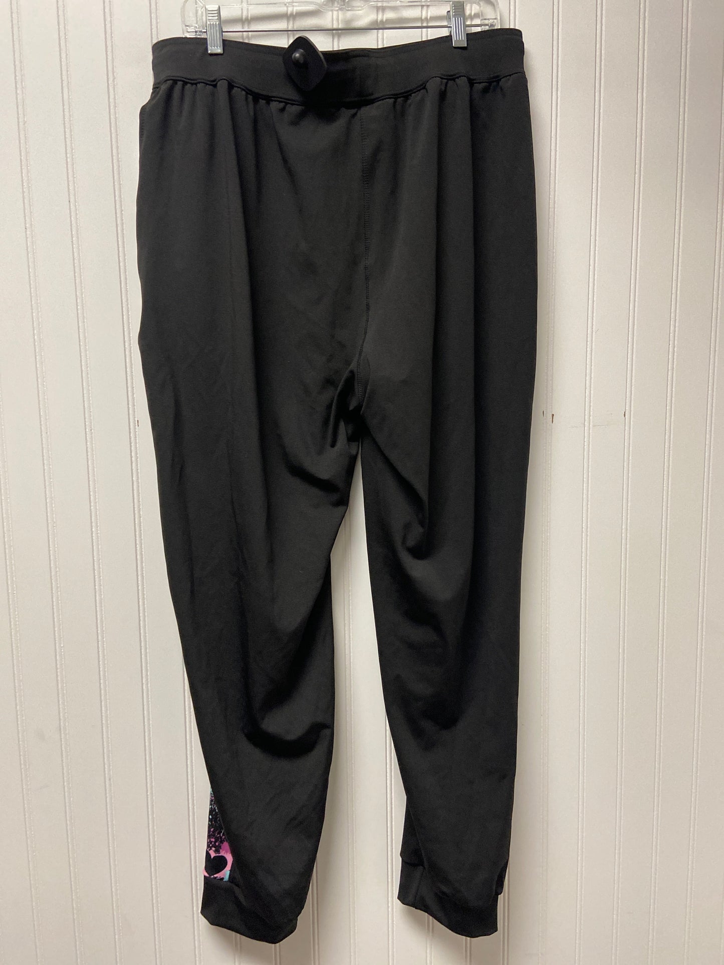 Athletic Pants By Clothes Mentor In Black & Pink, Size: 2x