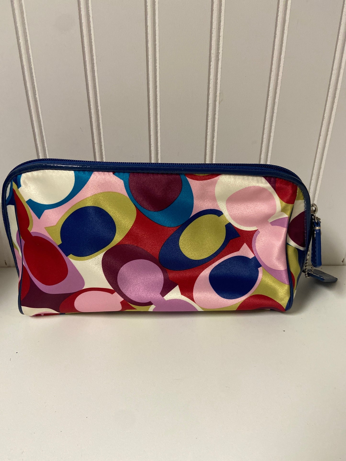 Makeup Bag Designer By Coach, Size: Medium