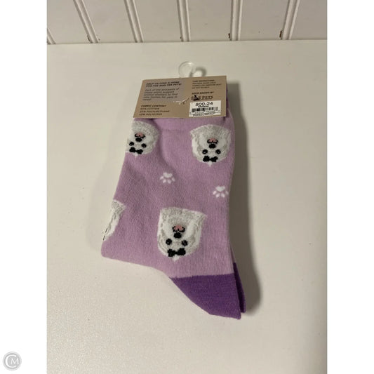 Socks By Clothes Mentor In Purple, Size: 0