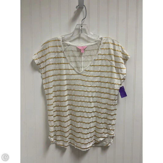 Top Short Sleeve Designer By Lilly Pulitzer In Striped Pattern, Size: Xs