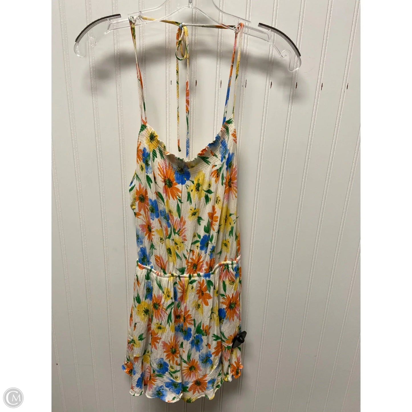 Romper By Clothes Mentor In Floral Print, Size: S