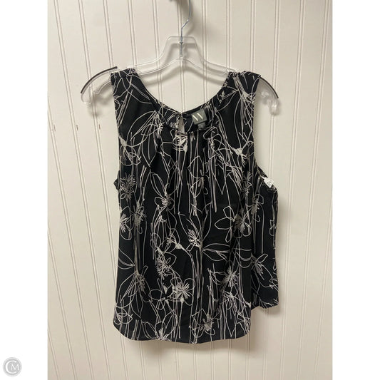 Top Sleeveless By Worthington In Black, Size: Xl
