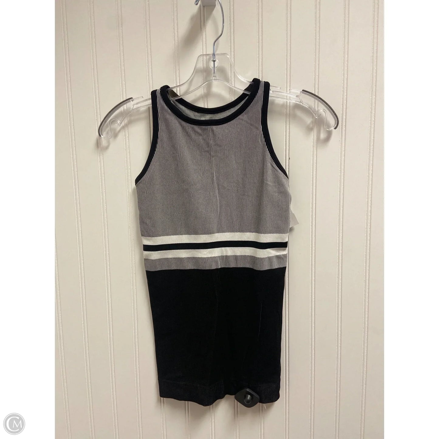 Athletic Tank Top By Athleta In Black & White, Size: Xs