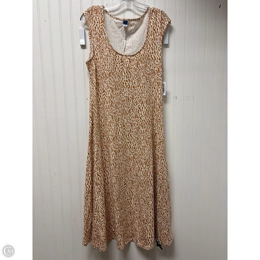Dress Casual Maxi By Old Navy In Animal Print, Size: M