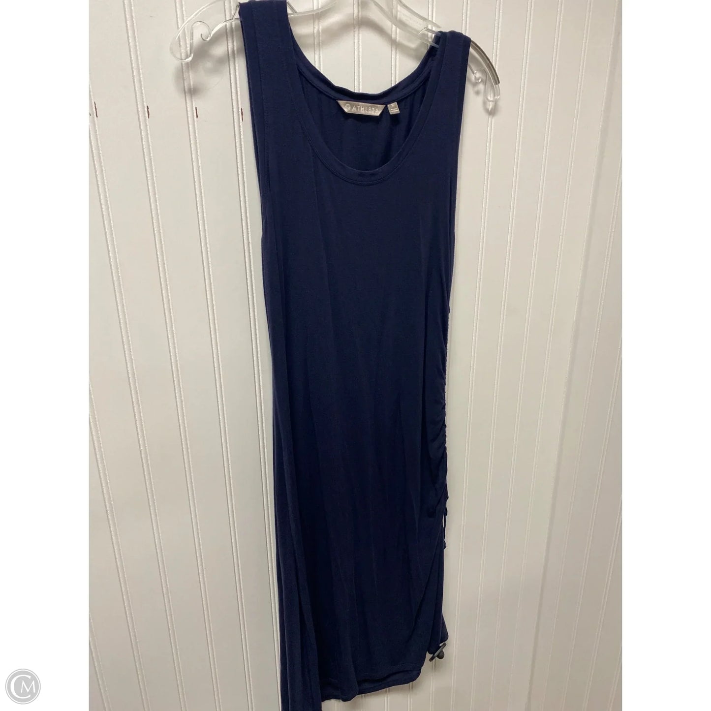 Dress Casual Midi By Athleta In Navy, Size: S